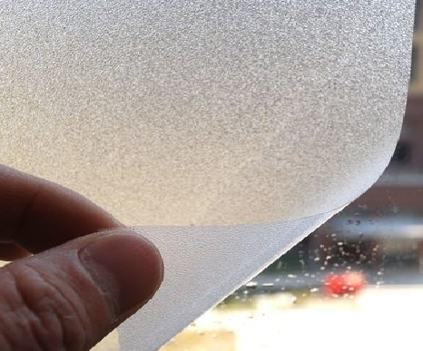 富平玻璃门外面粘广告用什么材料好？